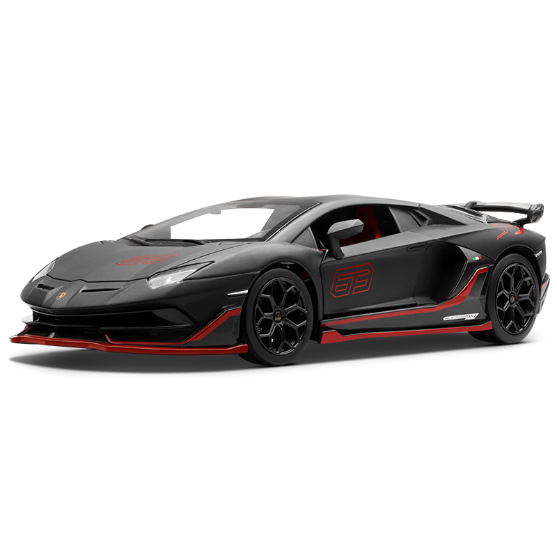 CCA1/24 LANBO SVJ aleación modelo de coche moda decoración mesa regalo para novio tiktok Venta caliente