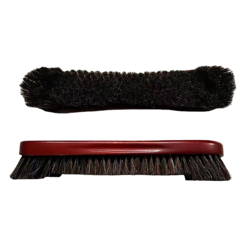 12 pulgadas vino rojo cepillo mesa de billar Taini limpieza universal y herramienta de limpieza Lotus caballo pelo cintura cepillo