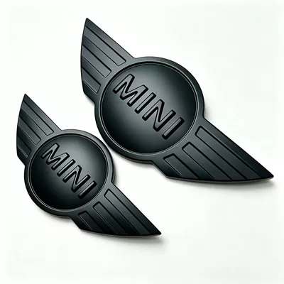 Car logo and rear emblems, COOPER