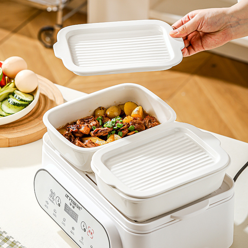 Special Bowl for Steamer, Steaming Plate, Baked Rice Plate, Microwave Oven-Specific Ceramic Baking Pan, Oven Rectangular Steamed Fish Plate, Baked Rice Bowl Special Bowl for Steamer, Steaming Plate, Baked Rice Plate, Microwave Oven-Specific Ceramic Baking Pan, Oven Rectangular Steamed Fish Plate, Baked Rice Bowl