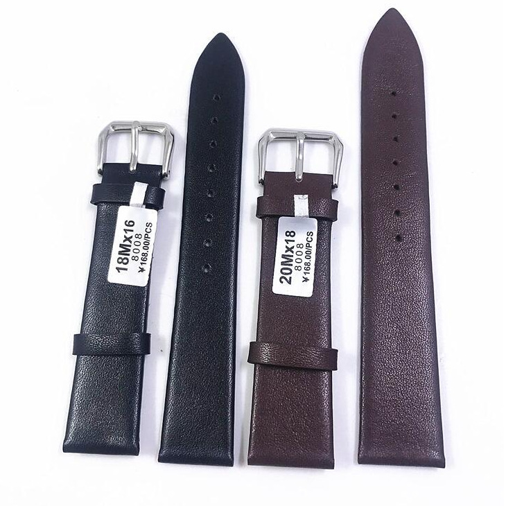 羊皮光面平纹手表带男女表带皮表带链12-22mm表皮带