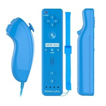 WII游戏手柄二合一 wii左右手柄 Wii游戏手柄内置加速器 厂家直销
