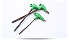 S2 Bronze Single & Dual-Use Wrench, T-Type Allen Key with Rubber Handle, T-Bar Extension Wrench