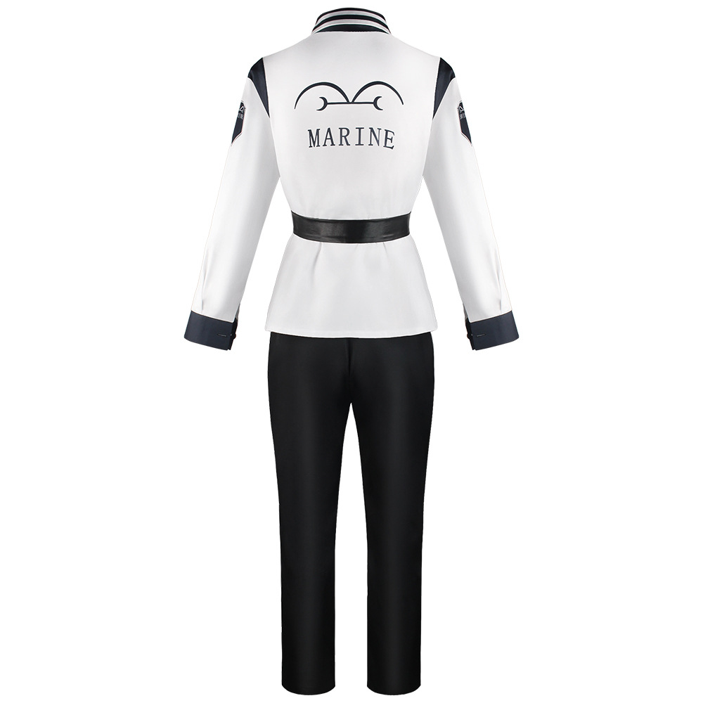 Live version movie one piece Navy clothing cos clothing Halloween costume Navy clothing cosplay performance clothing in stock