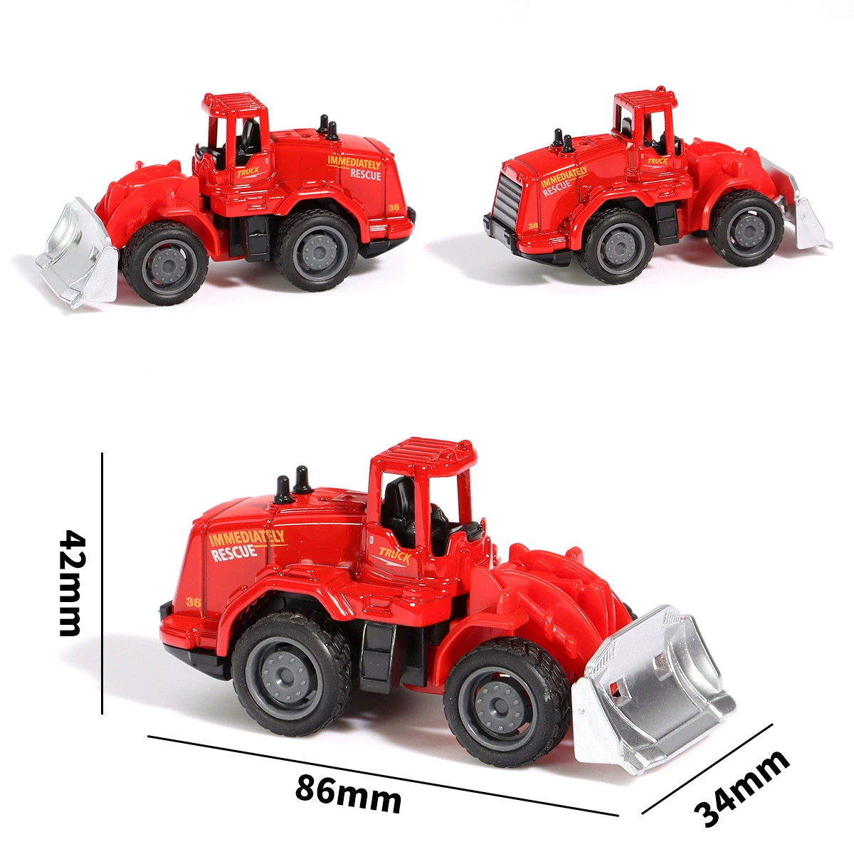 Toy car for boys, scale 1:64