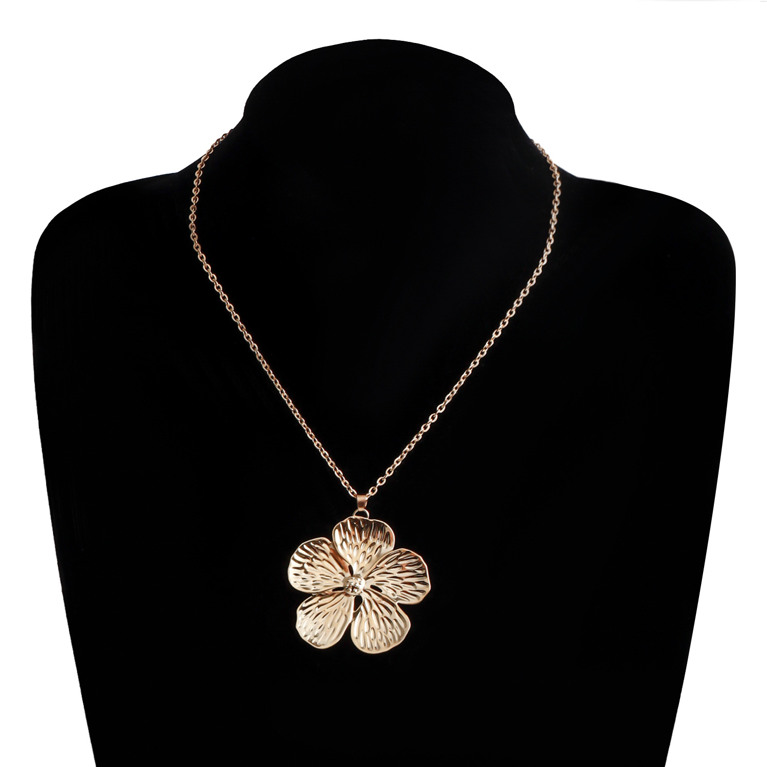10g Weight Jewelry Set Classification 1 Set Quantity Casual Occasion Alloy Material Flower Pattern Women's Gender Plating Design Simple Style Style Simple Style Flower Alloy Plating Women's Jewelry Set 9