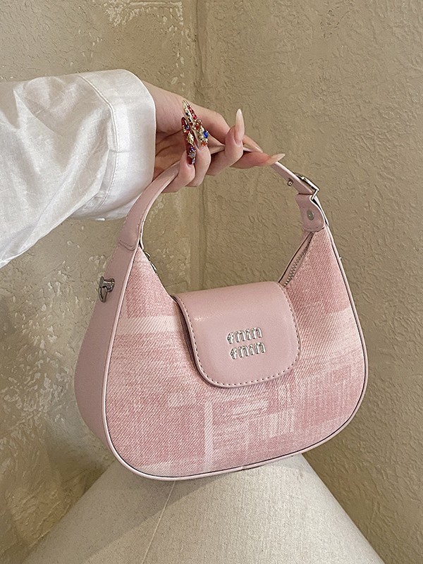 2026 nuevo nicho de diseño bolso de media luna retro bolso de moda universal bolso de mano de mujer casual bajo bolso de hombro