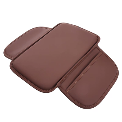 Armrest box pad, Universal Storage Bag for Cross-Border - nappa-pattern-brown