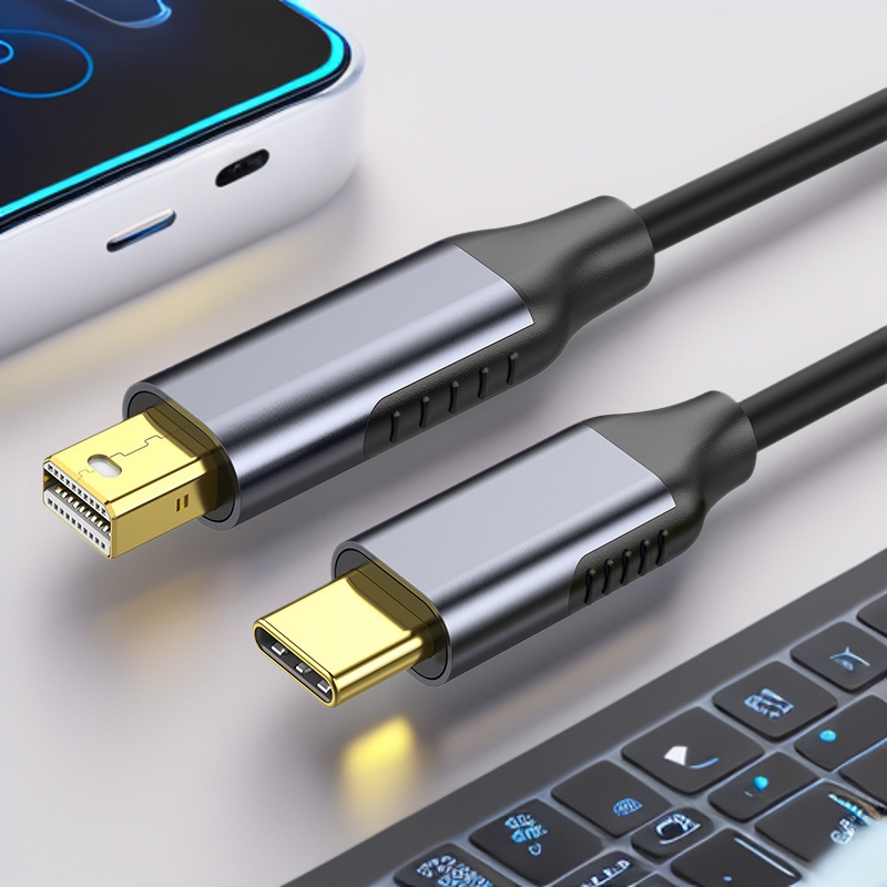 Type C to Mini Dp1.4 Usbc to Minidp Conversion Cable Displayport Plug 4K