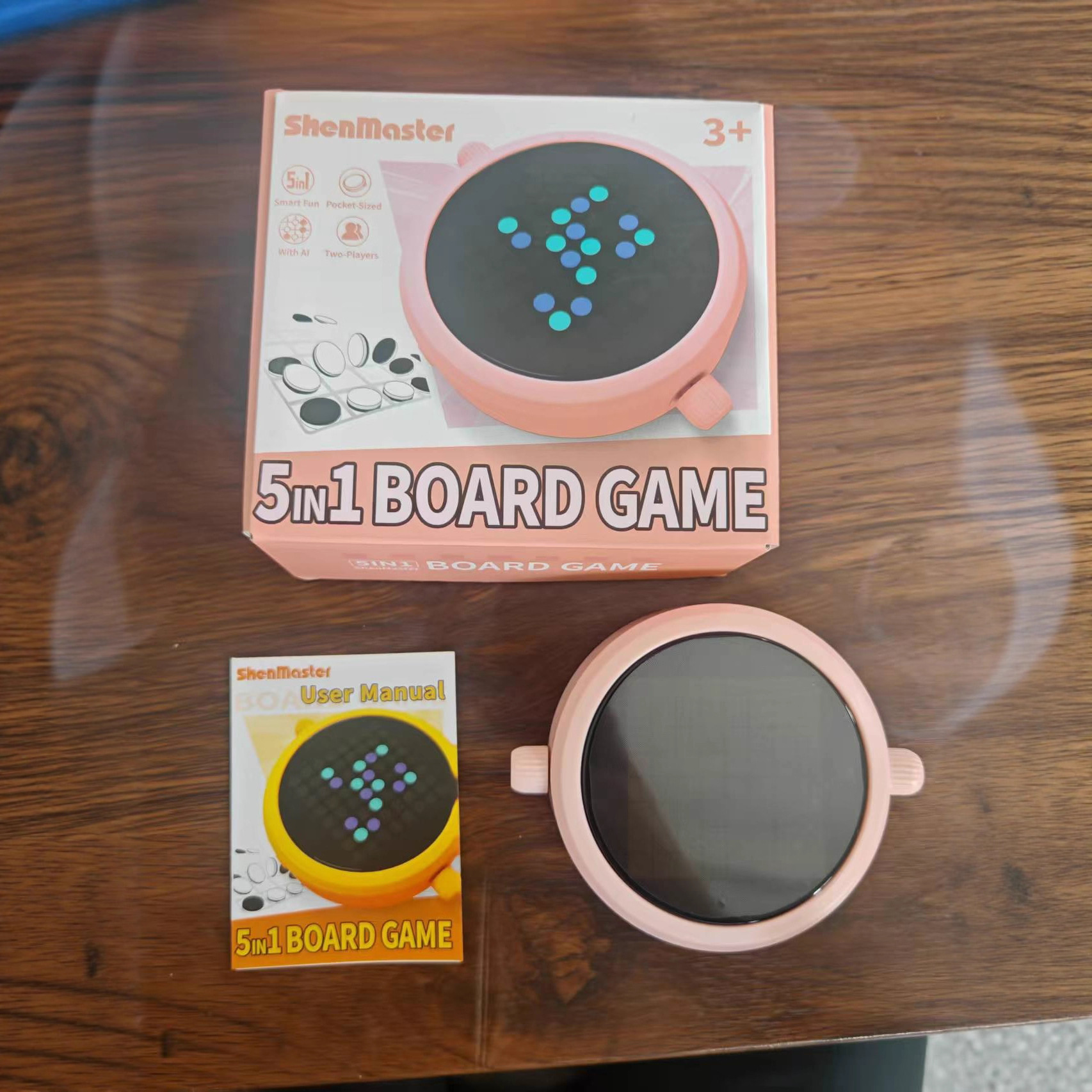 Amazon venta caliente para niños puzzle interactivo juguetes electrónicos al por mayor entrenamiento de pensamiento lógico juguetes de mano