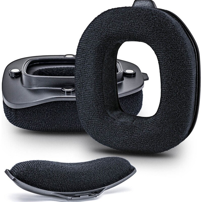 Suitable for Logitech Astro A40 Headphone Covers Velvet Ear Pads with Buckle Head Beam Covers A40 Tr Earmuffs Ear Pads