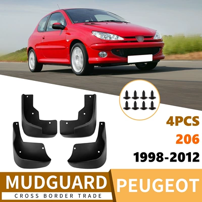 Factory wholesale for Peugeot Peugeot 206 1998-2012 mudguard leather auto parts cross-border