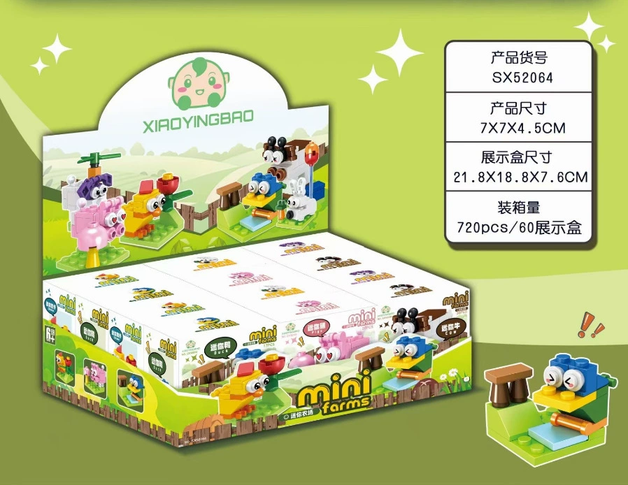 Constructor Toy Building Blocks, Small Particles for Kindergarten, Birthday Gift, Multiple Sets