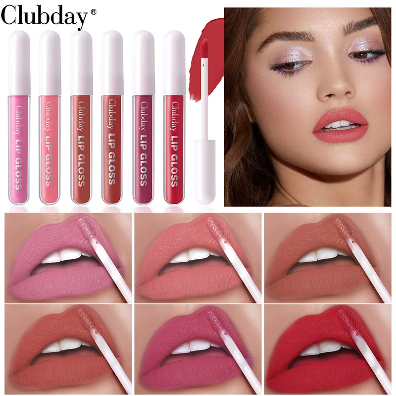 Clubday блеск для губ, матовая помада, полупрозрачное затенение, уход за губами
