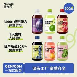 定制西梅汁苹果醋西柚饮料益生元果蔬汁功能饮料瓶装果汁OEM代工