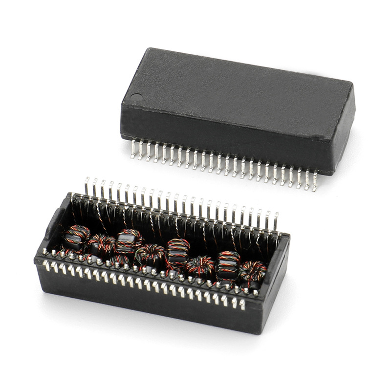 多口双口百兆千兆以太网变压器贴片以太网滤波器模组HX5014NL