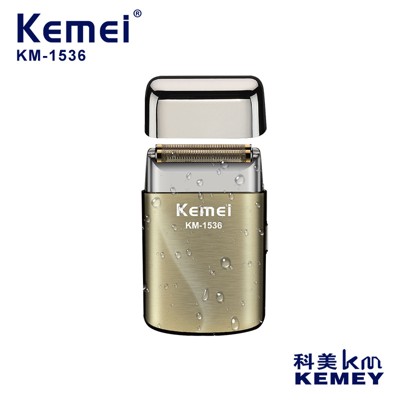 Komei recíproca afeitadora eléctrica KM - 1536 impermeable afeitadora compacta portátil para hombres afeitadora eléctrica