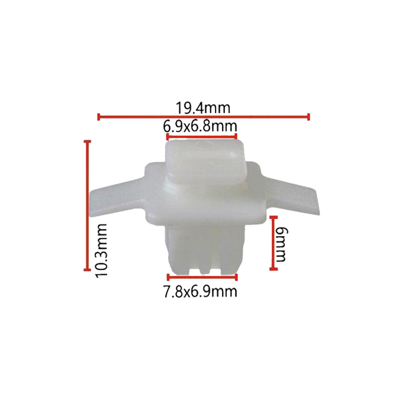 Las piezas de automóvil suministran la hebilla OE de la ceja de la rueda del guardia del panel de la puerta: 915135MGE11(91513-SMG-E11)D579