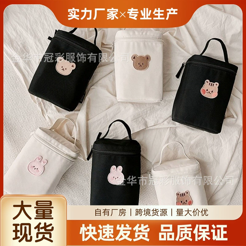 Hanfeng Детские медвежонок Теплоизоляторная сумка Детская коляска Сумка Мамочка Портативная холодная сумка