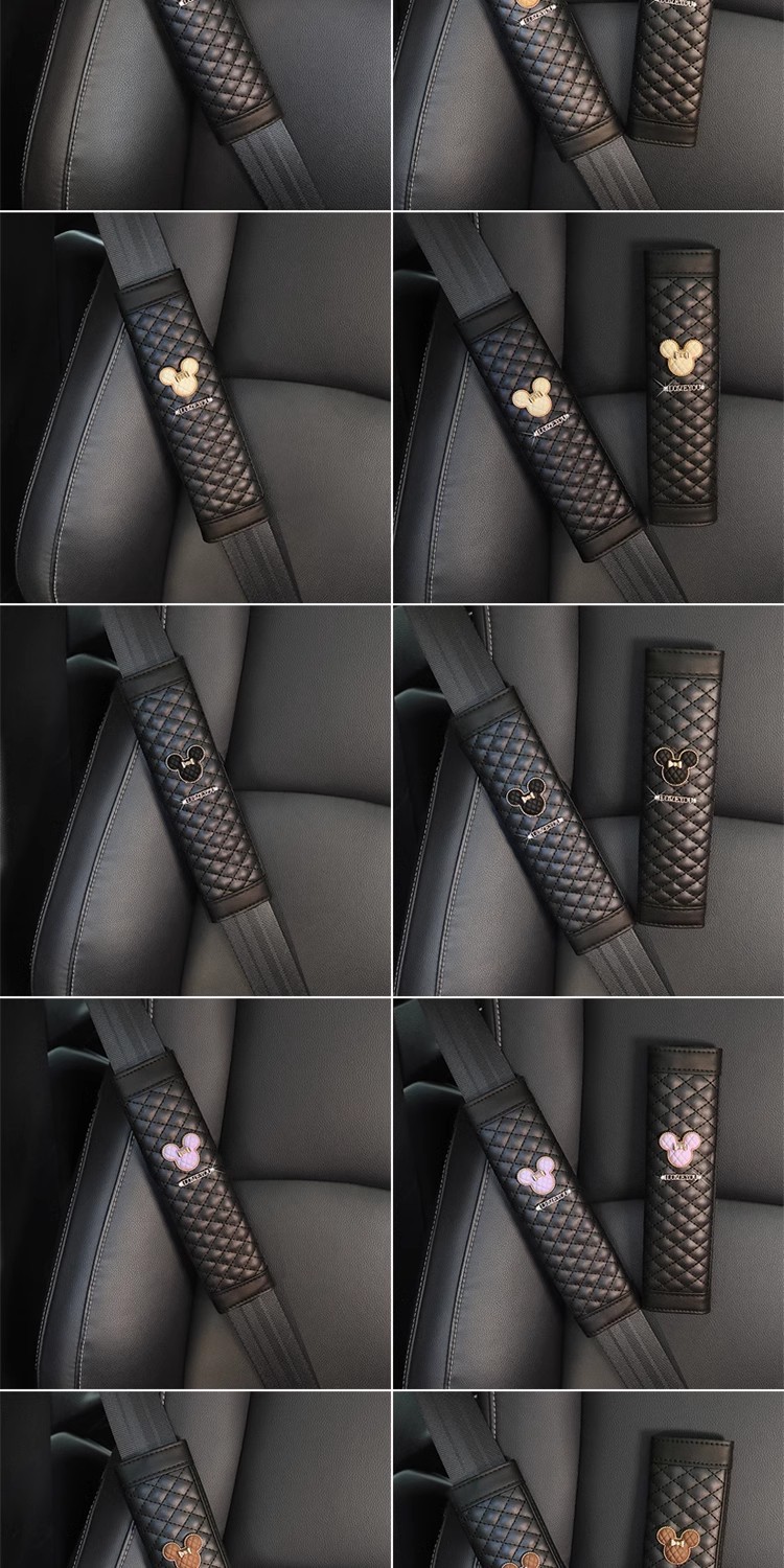 Car Seat Belt Shoulder Cover Cute Internet Popular Qiqi Car Pair of Interior Shoulder Cover Children's Car Inner Shoulder Cover