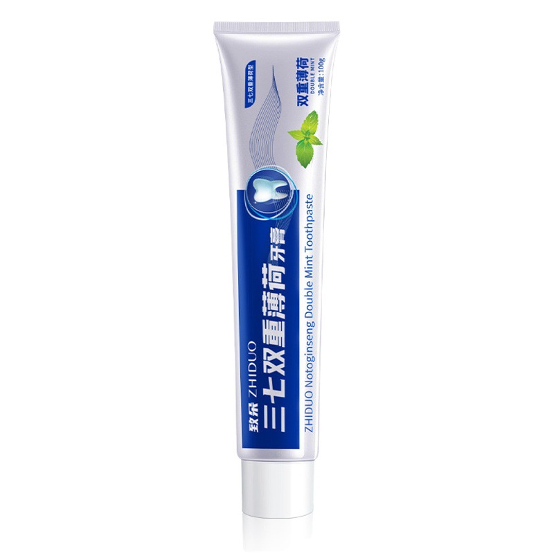 Zhiduo sanqi double mint toothpaste family pack Fresh Breath Oral Care Cleaning Teeth Toothpaste wholesale