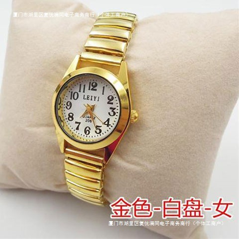 中女士手表小女款老年手表夜光防水手表学生钢带新款皮带手表包邮