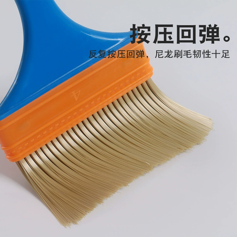 Plastic brush, nylon paint