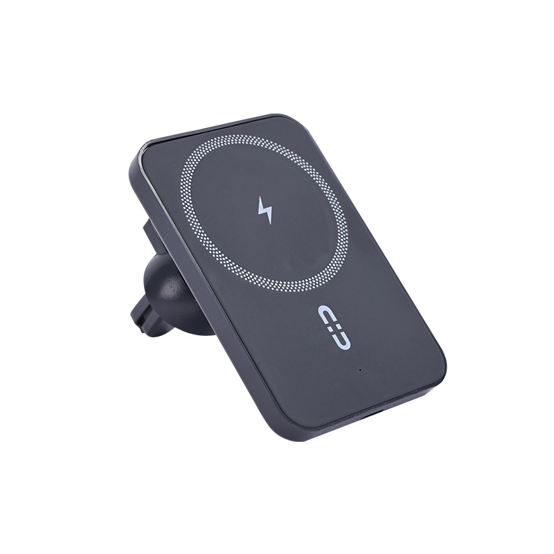 15W cargador de teléfono móvil inalámbrico de salida de aire cargador de carga rápida magsafe cargador inalámbrico de carga de soporte de vehículo