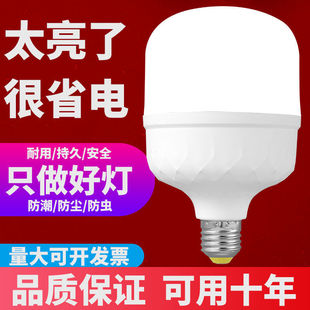 Lighting Bulbs Household Living Room Super Bright Eye Protection Lighting Bulbs Commercial White Light Energy Saving Light Source Lamps Others