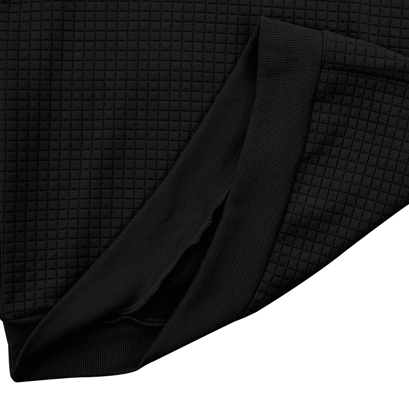 Men's Colour-blocked Jacquard Hoodie Casual Autumn Winter Style_voghion.com