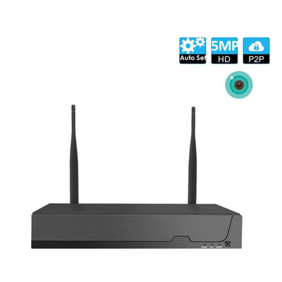 Сетевой Wi-Fi видеорегистратор с жестким диском NVR Full HD 8-канальный 5MP поддерживает ONVIF