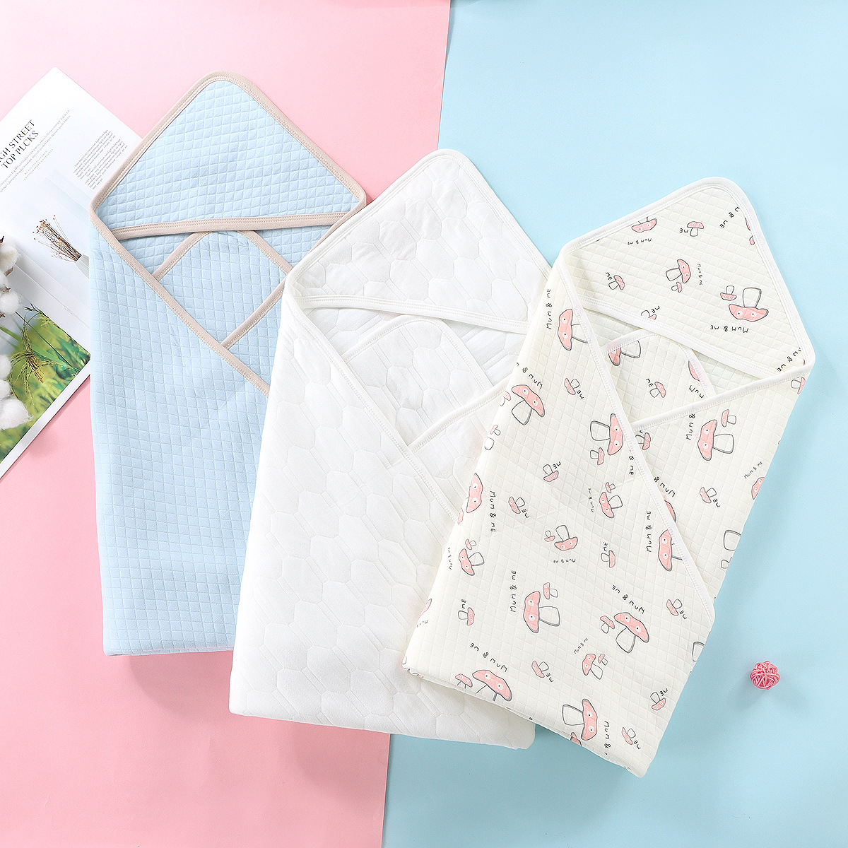 Delivery room baby quilt spring and autumn wrapping newborn baby blanket newborn baby swaddling clothes out wrapping towel quilt supplies