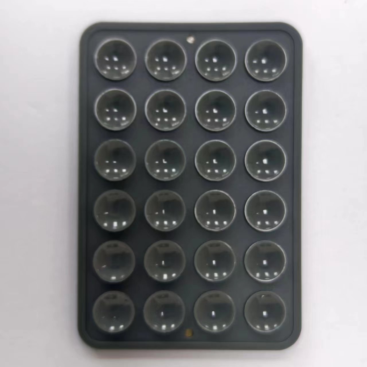 Suministro directo de fábrica de ventosa de silicona ventosa de teléfono móvil ventosa cuadrada ventosa de 24 granos ventosa de soporte para teléfono móvil ventosa de silicona de doble cara