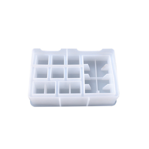 Poppy diy crystal glue mold variety of good-looking creative lipstick storage box silicone mold wholesale