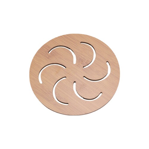 Factory price wholesale round square dining table insulation mat household multi-functional non-slip placemat bamboo thickened pot and bowl mat