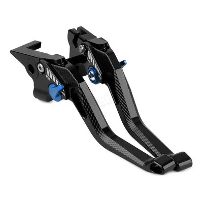 5D two-finger labor-saving — Motorcycle Handle Cover - black-blue-adjustment