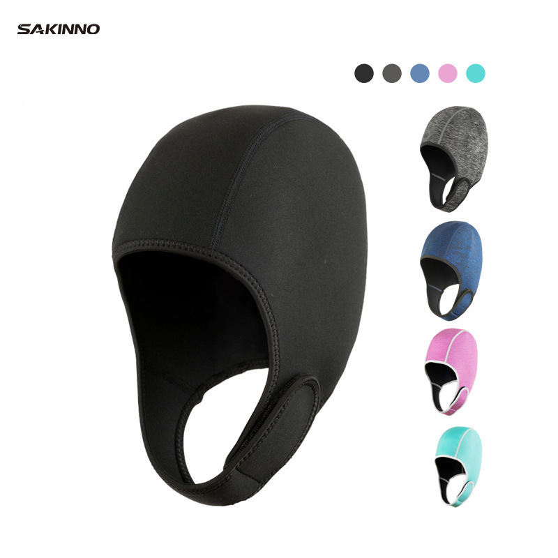 2mm CAPUCHA DE BUCEO caliente a prueba de frío a prueba de sol impermeable hembra tapa de buceo protector surf snorkeling aguas arriba gorro de natación de invierno