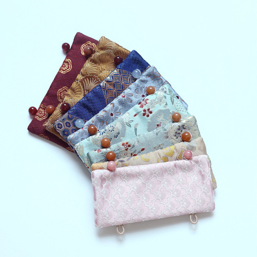 a21 color silver kettle handle anti-scalding cloth bag Japanese style iron kettle handle insulation pad handle handle kettle handle brocade fabric