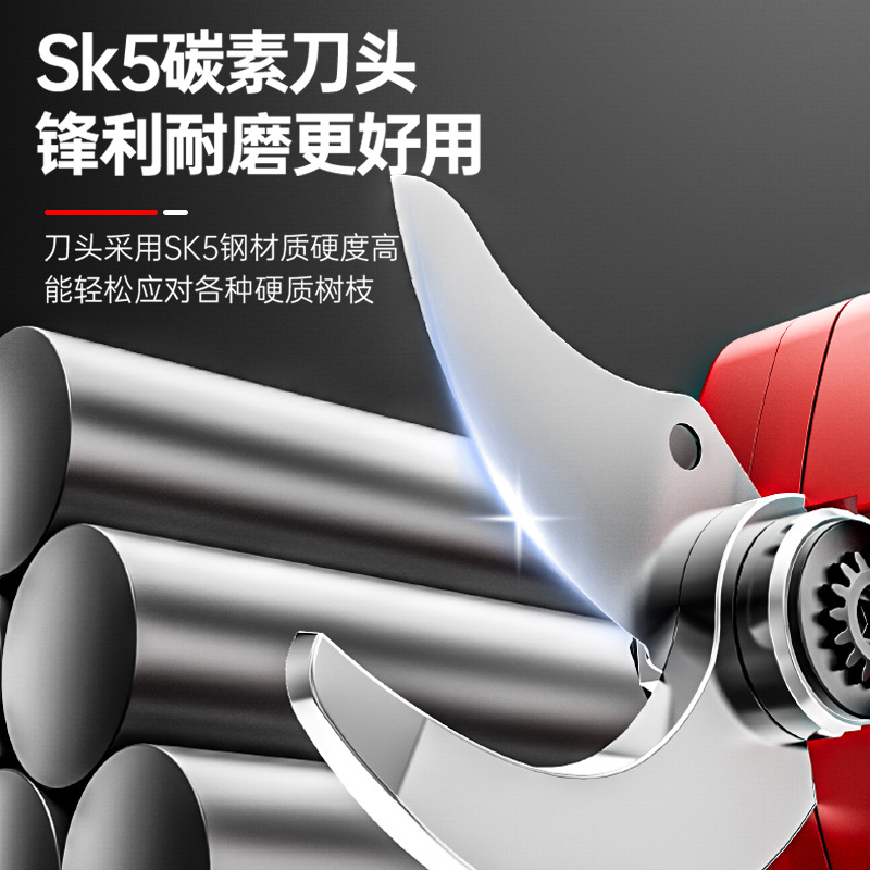 Tijeras de podar eléctricas tijeras de rama gruesa rama árbol frutal tijeras eléctricas recargable de litio máquina de podar eléctrica tijeras ventas directas de fábrica