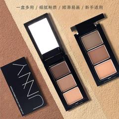 3色アイブロウパウダー 防水・防汗・色落ちしない 長持ち 自然 初心者向け コンシーラーパレット 女子学生向け 長持ちメイク