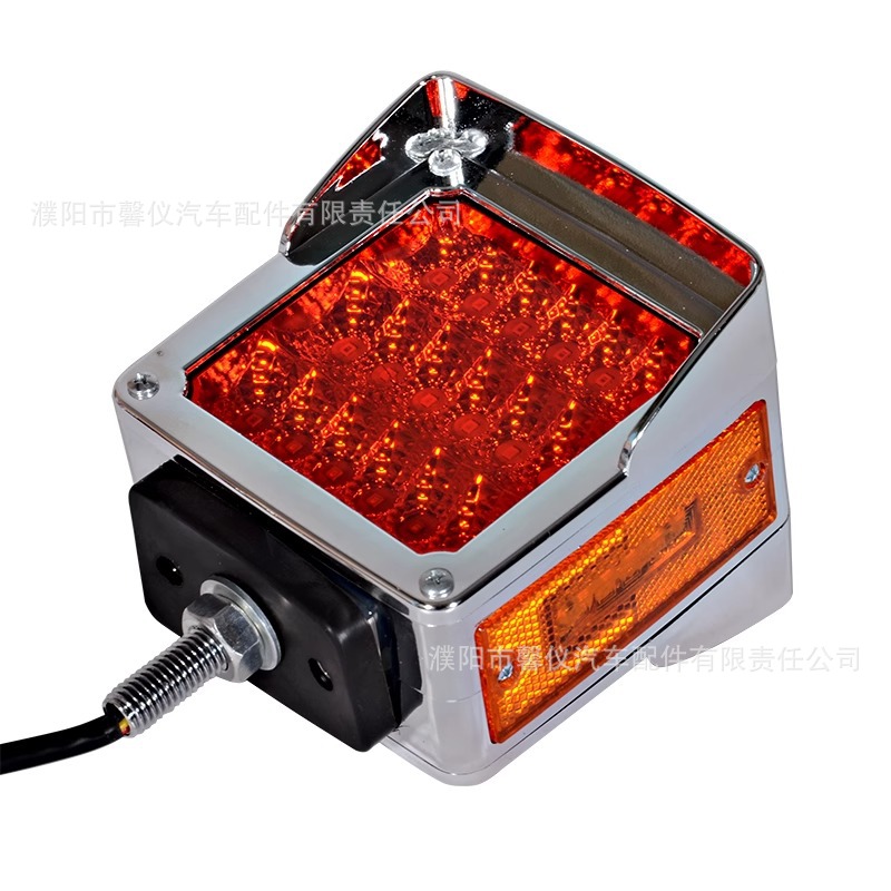 Camión de rescate remolque LED luz de advertencia 12V24V flash explosión de luz intensa universal cuadrada ingeniería de limpieza de barreras image 5