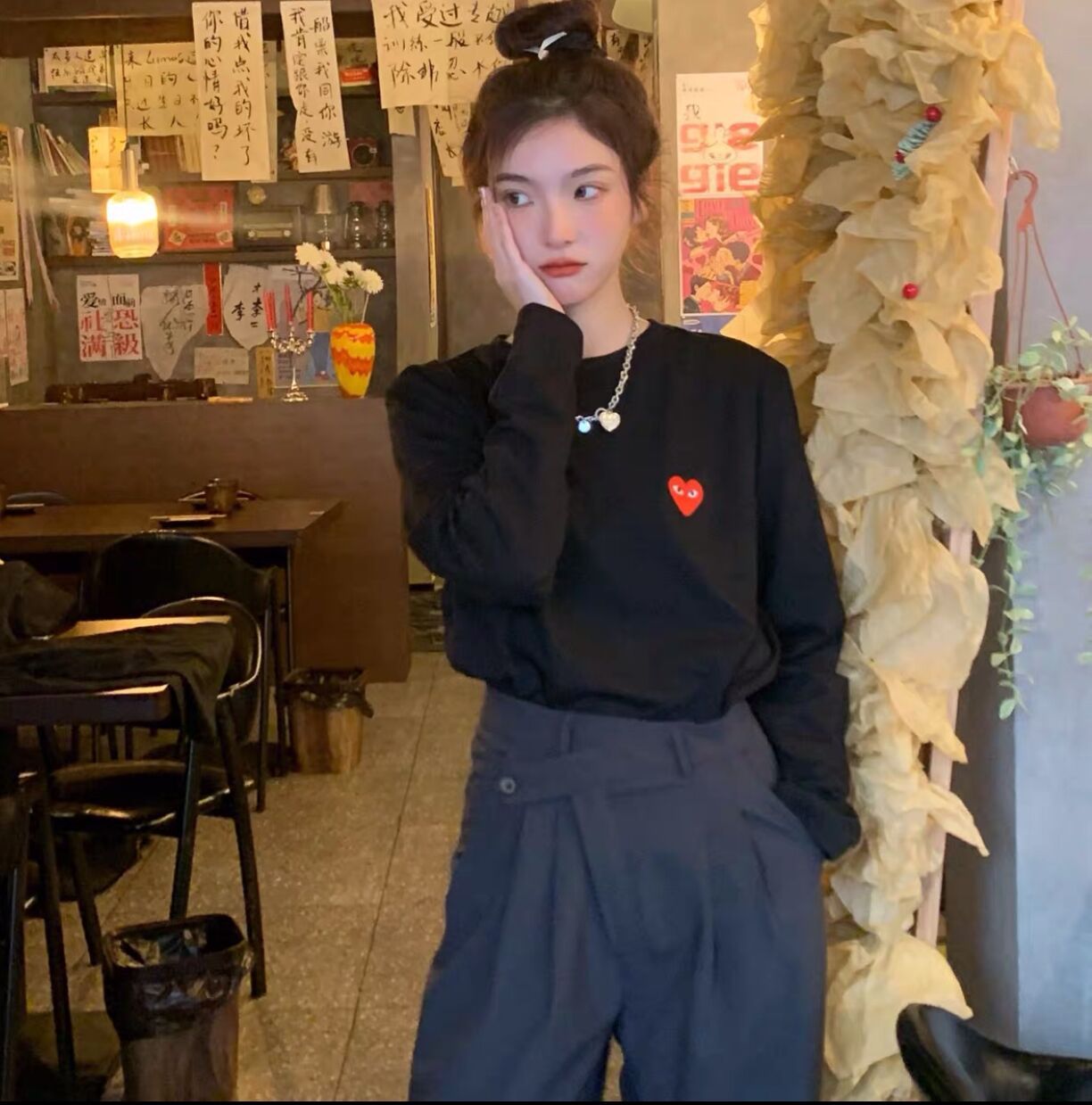 검은색 하트