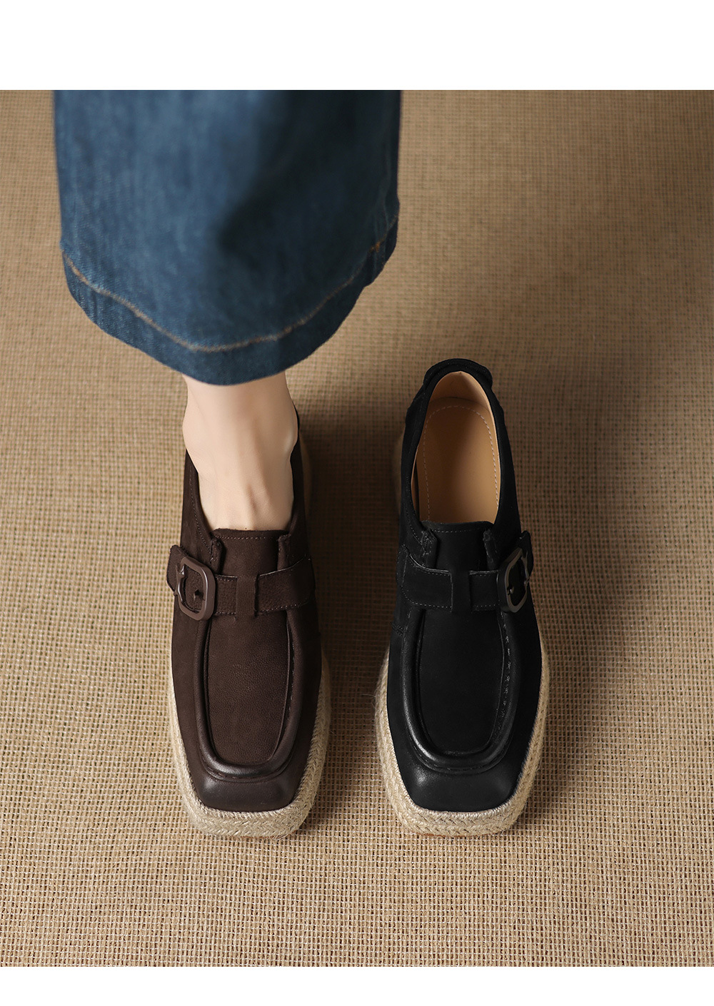 CHIKO Chickoa Square Toe Flatforms Oxfords Shoes