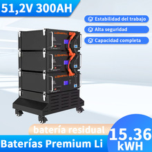 Autonom&iacute;a total Bater&iacute;a LiFePO4 51.2V 300Ah 15.36kwh
