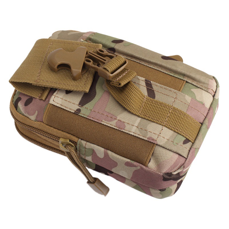 Bolsa de cintura táctica de tela Oxford con camuflaje para hombre, para deportes al aire libre, montañismo, ciclismo, venta al por mayor, modelo Summer Molle.