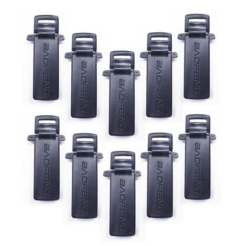 （10个装）宝锋UV-5R对讲机专用背夹 腰夹 后夹原厂原装5RL5RE