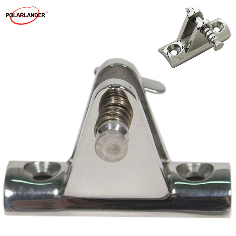 1个 1”游艇遮阳伞带锁片90°弧形山型座 56.5MM 铝合金