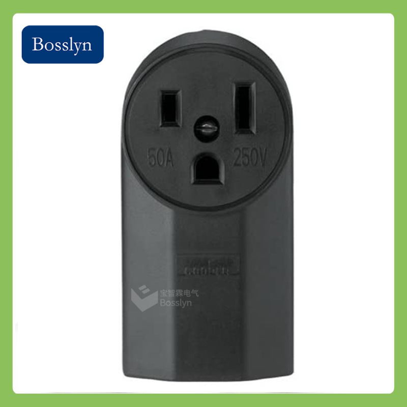 现货供应6-50特斯拉随车充电插座 美规烘干机插座 美式工业插座