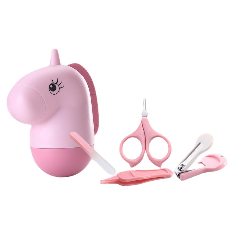 卡通美容套美甲修容修腳刀5件套禮品裝 不銹鋼修甲工具指甲鉗套裝