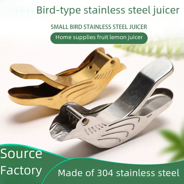 Bird Lemon Juicer Stainless Steel 304 Lemon Tea Maker Fruit Juicer Lemon Tea Leak Juicer